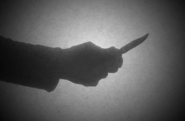 istock Silhouette behind a transparent paper 654094714