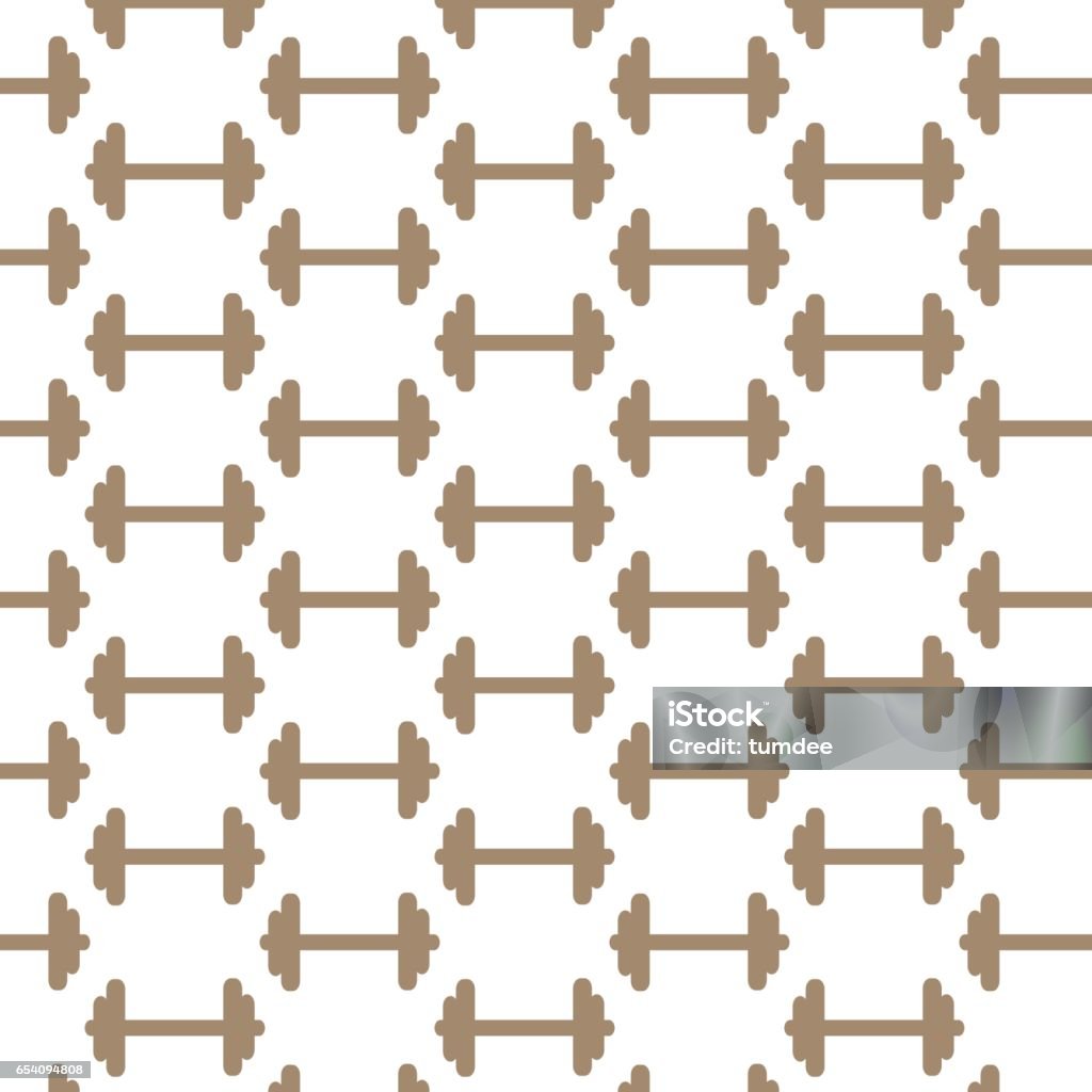 Pattern On Dumbells Dumbbell Pattern Background Stock Illustration - Download Image Now ...