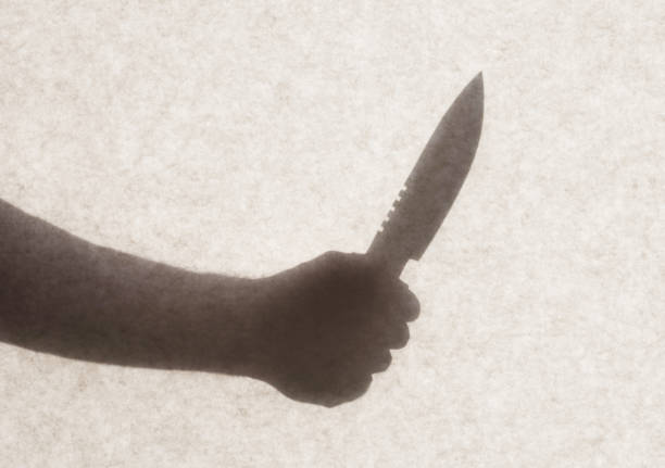 istock Silhouette behind a transparent paper 654094842