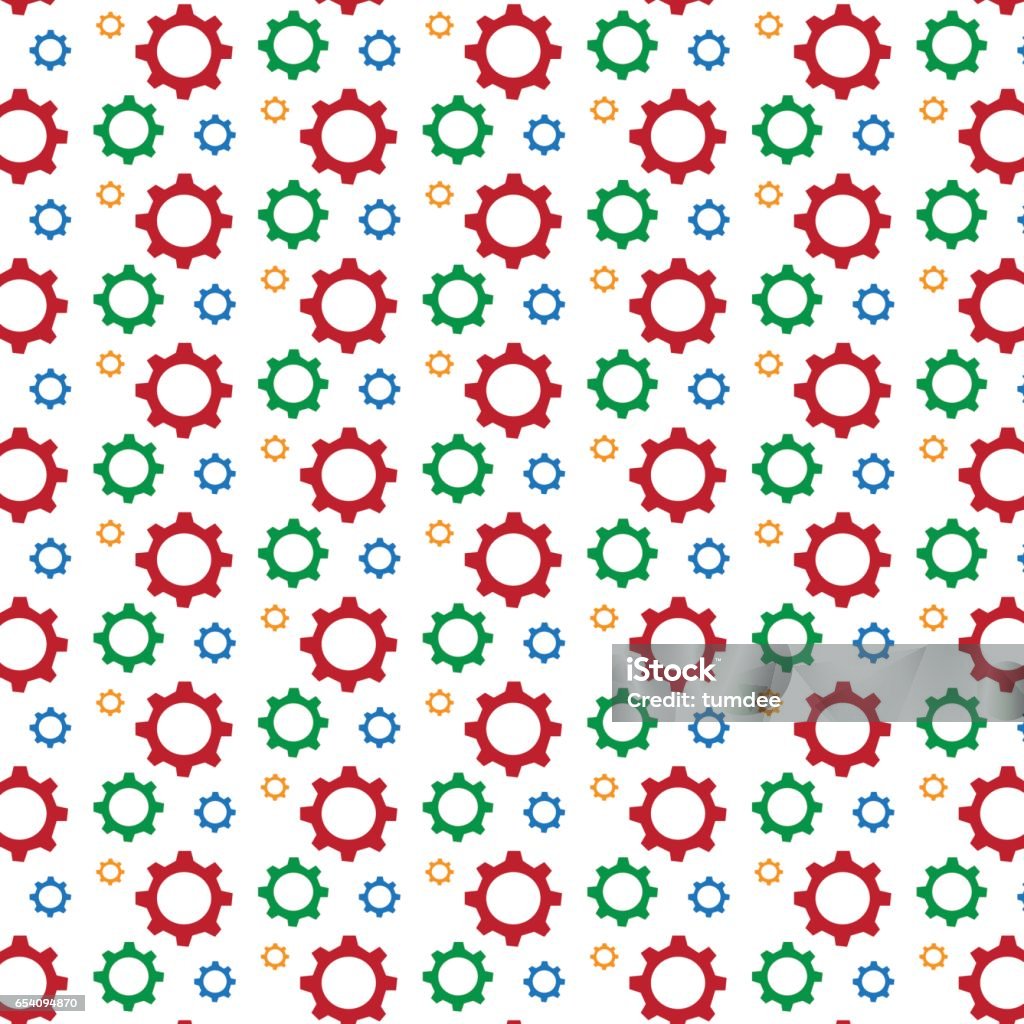 Abstract Gear Pattern Gear Pattern Background Stock Illustration - Download Image Now ...