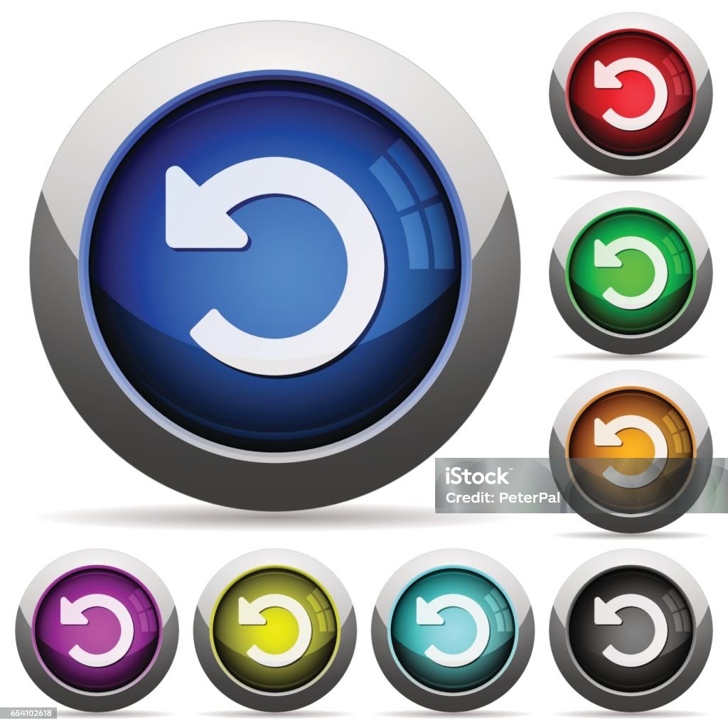Undo All Button Undo Changes Button Set Stock Illustration - Download Image Now - Back ...