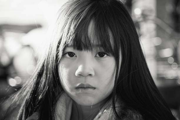 istock Beautiful asian girl face 654108102