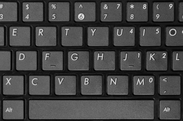 istock laptop keyboard taken in macro 654117822