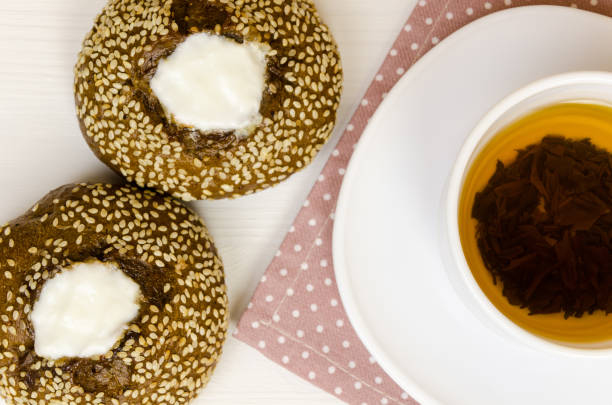 istock donuts and tea for healthy breakfast 654118818