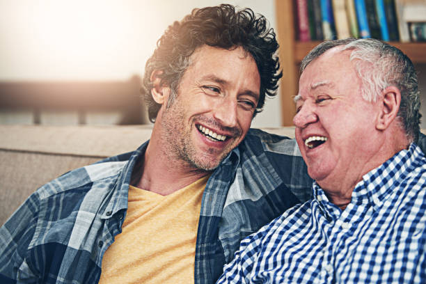 istock Never too old for a heart to heart 654127642