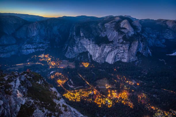 istock Yosemite Valley at night, California, USA 654135314