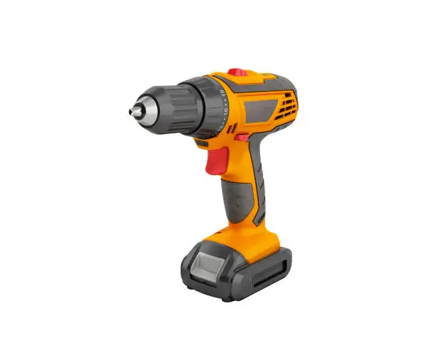 combi drill impact drill and screw driver 3d render no shadow