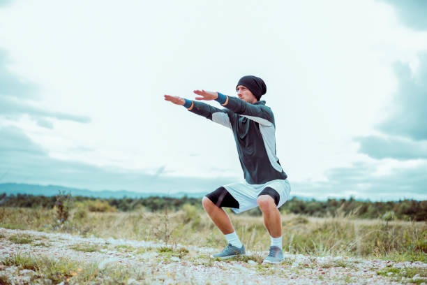 istock Sportsman Exercising Outdoors 654161728