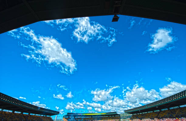 istock View of the sky in a stadium 654172002