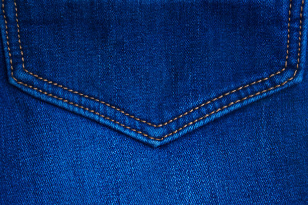 istock Native jean background with pocket and streams 654185566