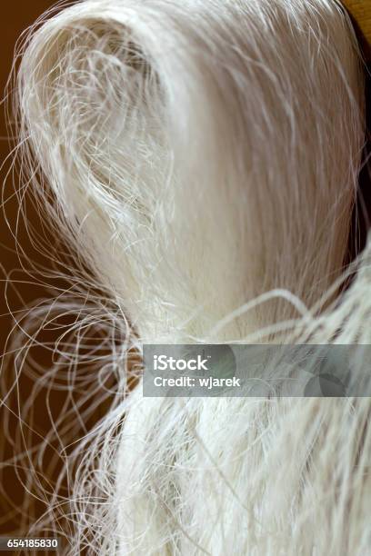 Skeins Of Silk Thread Fibre Yarn Used In Manufacture Of Quality Turkish Carpet Stock Photo - Download Image Now