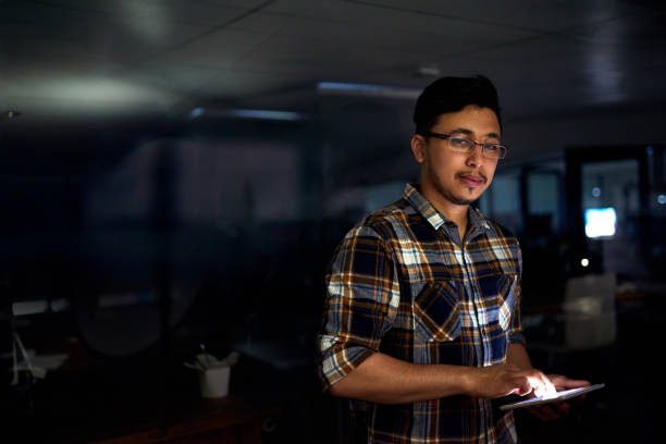 istock Dedicated to success no matter what the time 654202940