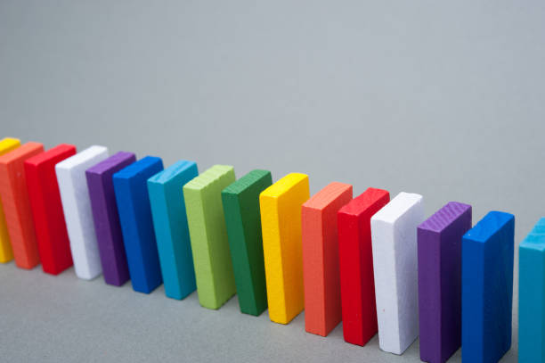 Colorful dominoes