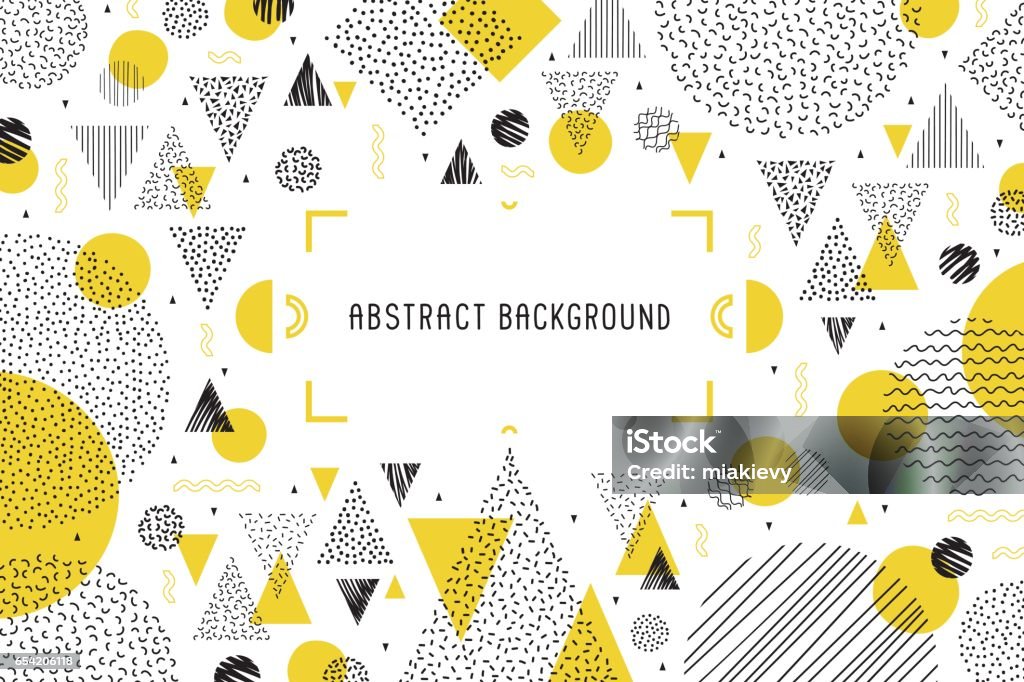 Geometric background banner Easily editable vector illustration on layers. This image includes one clipping mask. Backgrounds stock vector