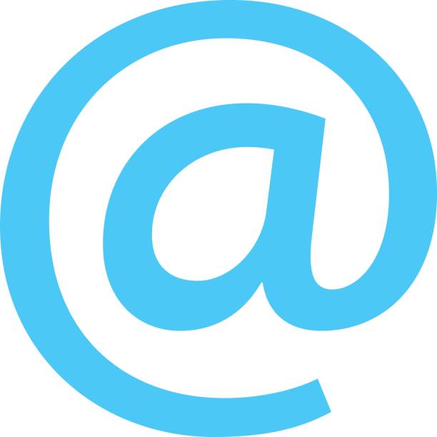 Pulsante di posta elettronica icona del segno di posta elettronica in stile piatto pictogramma - illustrazione arte vettoriale