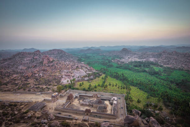 istock Sunrise Over Hills Near Hampi, Karnataka 654227812