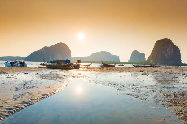 istock Panoramic sea view and coastline in asia 654235050