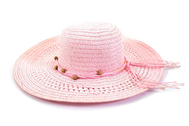 istock Nylon weave hat isolated on white background.Weave hat isolated 654244364