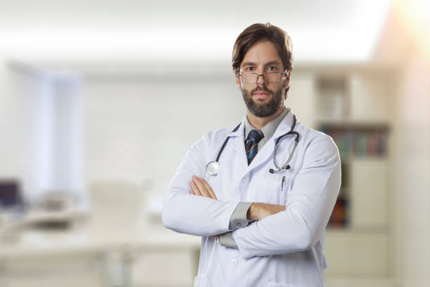 istock Male doctor in his office 654247542