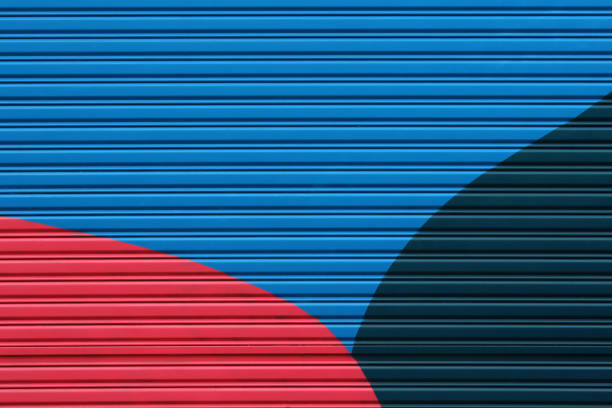 Metal sheet slide door texture background