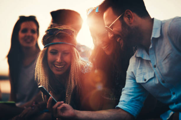 istock Happy friends outdoors having fun and partying in summer 654251942