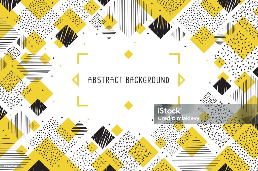 Abstract background banner Easily editable vector illustration on layers.  Square Shape stock vector