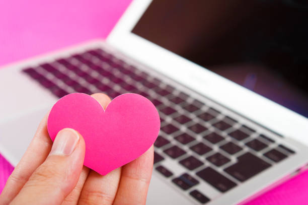 istock Laptop keyboard and heart 654259678