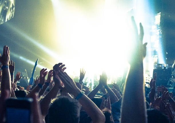 istock Concert crowd, hands in the air 654277306