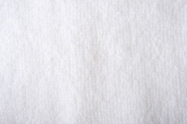 istock Background of white yarn 654277320