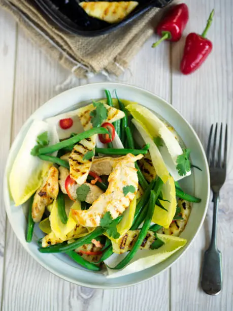 Photo of Healthy grilled chicken salad