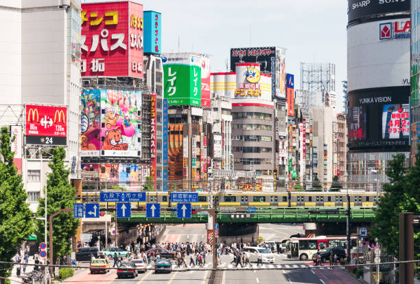 istock Busy Shinjuku ward in Tokyo 654318100
