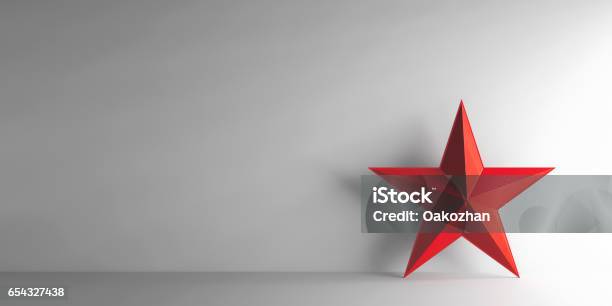 Red Star Stock Photo - Download Image Now - Red, Concepts, Award