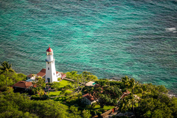 Diamond Head Lighthouse, Oahu, Hawaii, USA