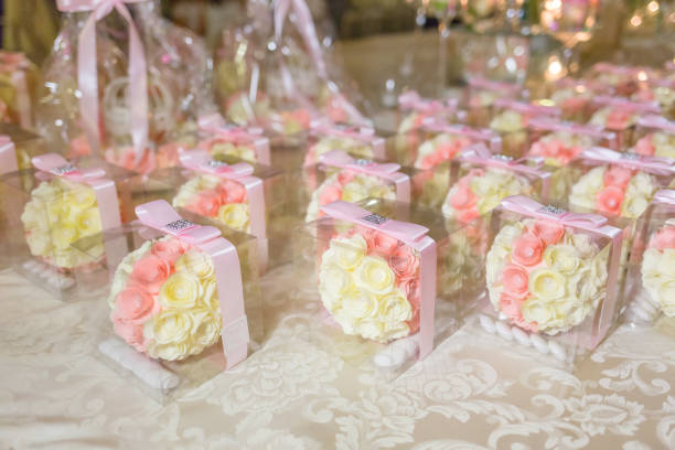 wedding favors stock photo