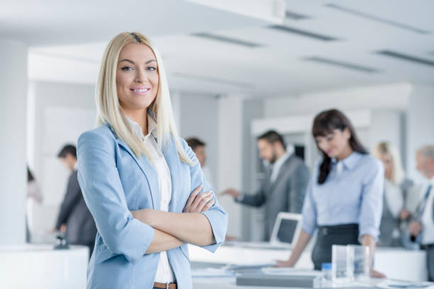 istock Businesswoman portrait 654341962