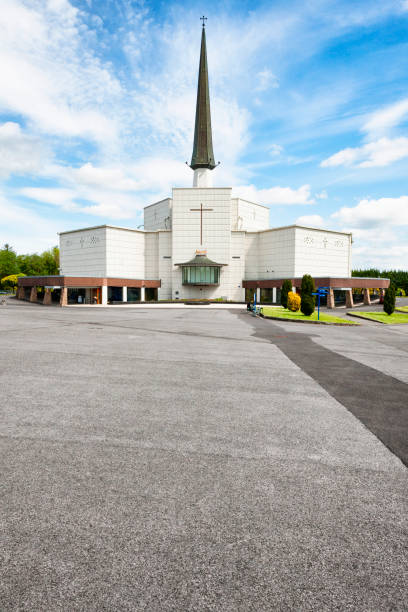 istock Knock Basilica at Knock Shrine in Knock, Ireland. 654357902