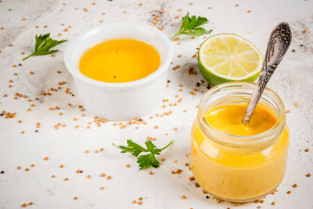 Ingredients for spring salad dressings