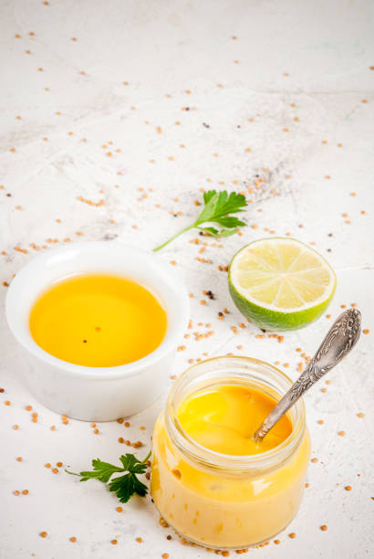 istock Ingredients for spring salad dressings 654367388
