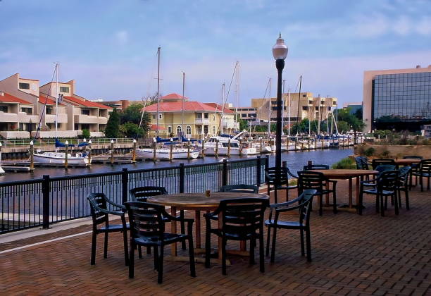 palafox pier - pensacola imagens e fotografias de stock