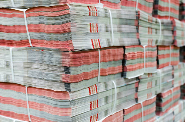 istock Magazine, newspaper production and printing process 654404688