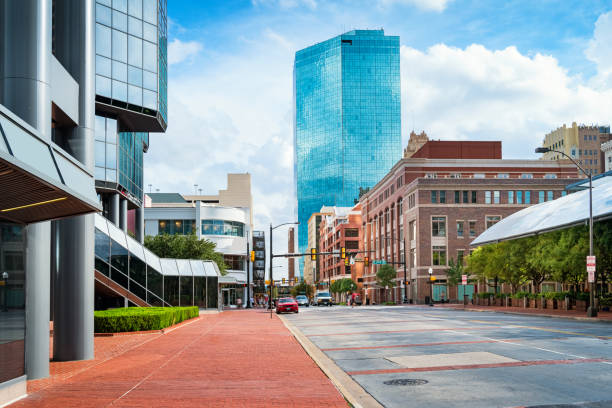 istock Commerce Street in downtown Fort Worth Texas USA 654410846