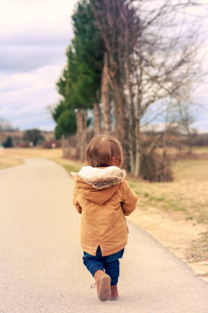 istock Male child runs away 654414224