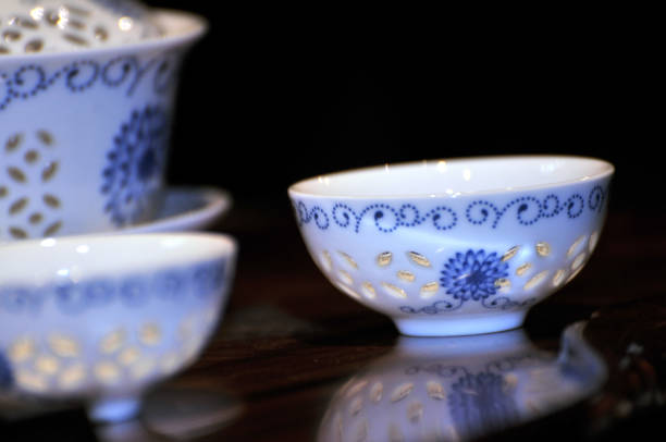 istock Traditional Chinese Tea Pot Set 654446194