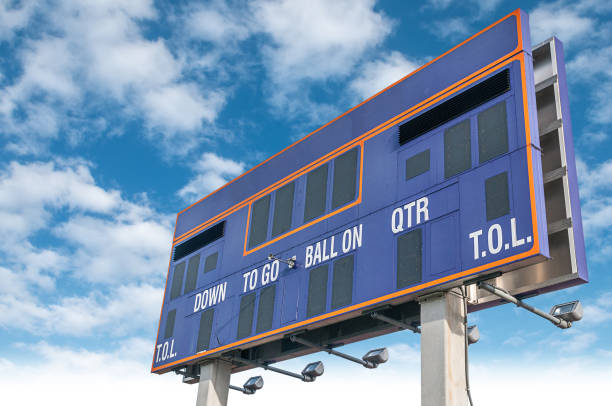 American football digital display