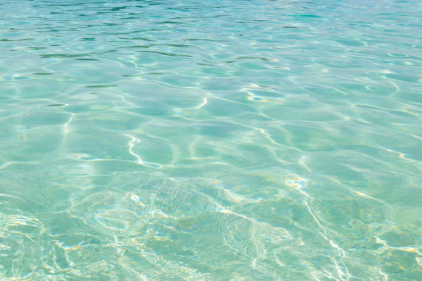 istock Reflections on a surface of a water in the sea 654484144