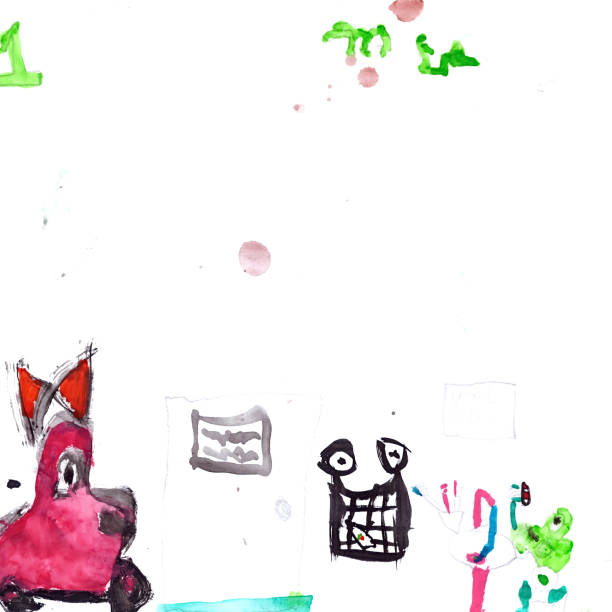 istock Baby Art drawing Child pictures 654498884