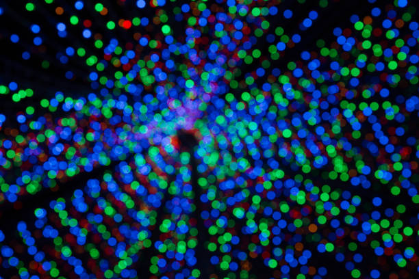 istock Colorful Burst of Colors on black background 654500438