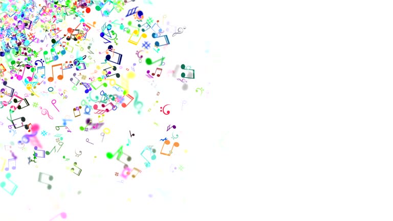 Background Videonotes 430+ Colorful Music Notes Background Stock Videos and Royalty-Free ...