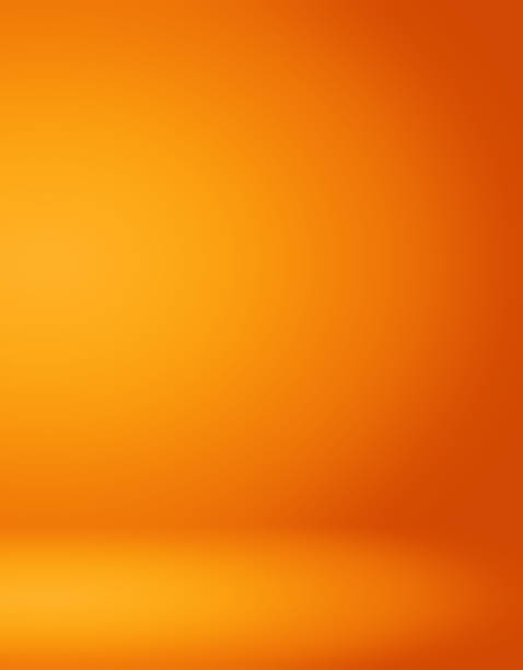 istock Abstract Orange background layout design,studio,room, web template ,Business report with smooth circle gradient color. 654507758