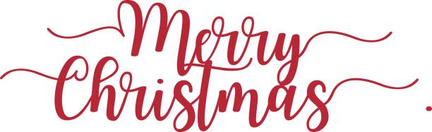 istock Holiday Vector Lettering, Merry Christmas, red grunge 654513000